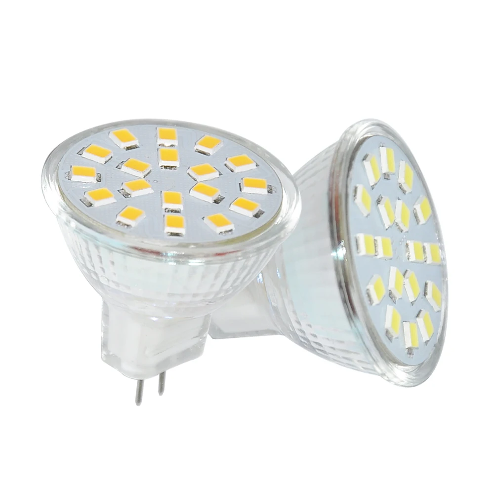 JYL 1 шт. чистый белый 12 В DC ультра яркий 2 Вт MR11 2835 SMD 18 LED домашний Точечный