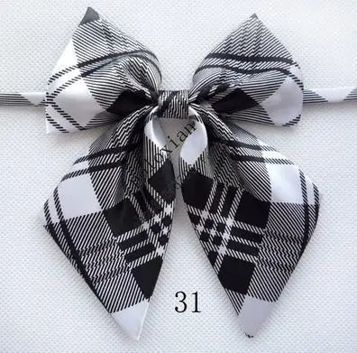 Для женщин шеи галстук-бабочка для Для женщин галстук-бабочка для Gravata профессиональная одежда Галстуки женский Колледж студент банк персонал отеля с галстуком-бабочкой - Цвет: NO 9