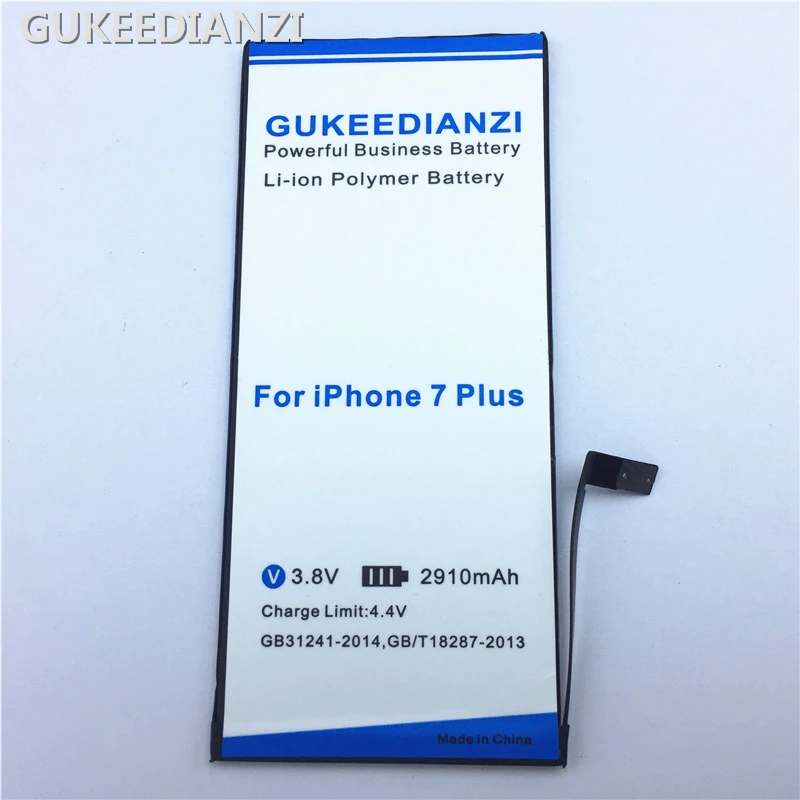 

GUKEEDIANZI 2910mAh High Quality Replacement Battery For iPhone 7 Plus Lithium Polymer Rechargeable Batterie