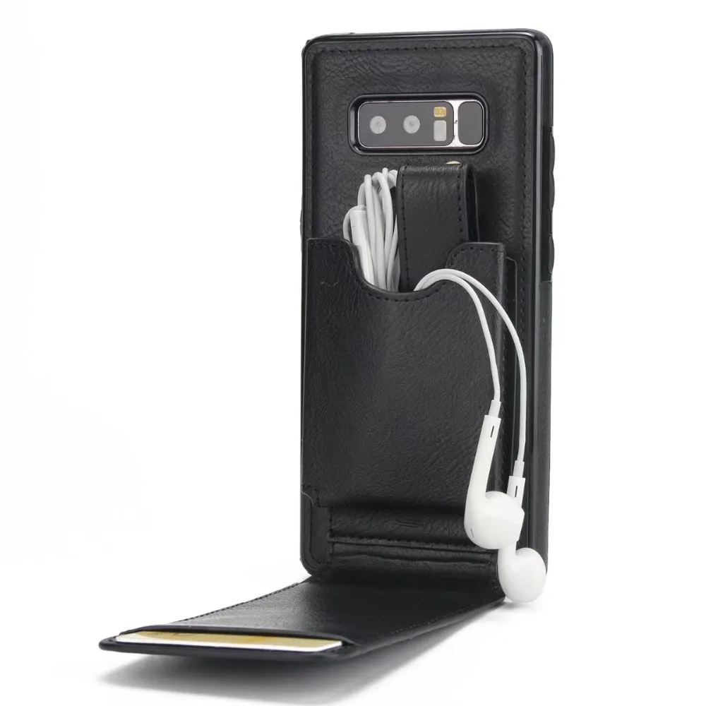 Винтаж кожаный кошелек, бумажник чехол для samsung Galaxy Note8 Высокое качество PU чехол для samsung S8 S8 Plus S7 S7 edge бумажник