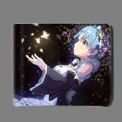 2017 Новый Аниме Re: Life In A Different World of Zero cos cartoo Ram Rem PU модный короткий кошелек из