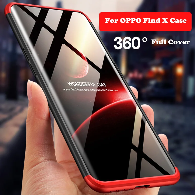 GKK Case for OPPO Find X 360 Full Protection Magnetic Design Shockpoof Hard PC Cover Oppo F1 F3 Plus f5 f7 f9 fundas shell |