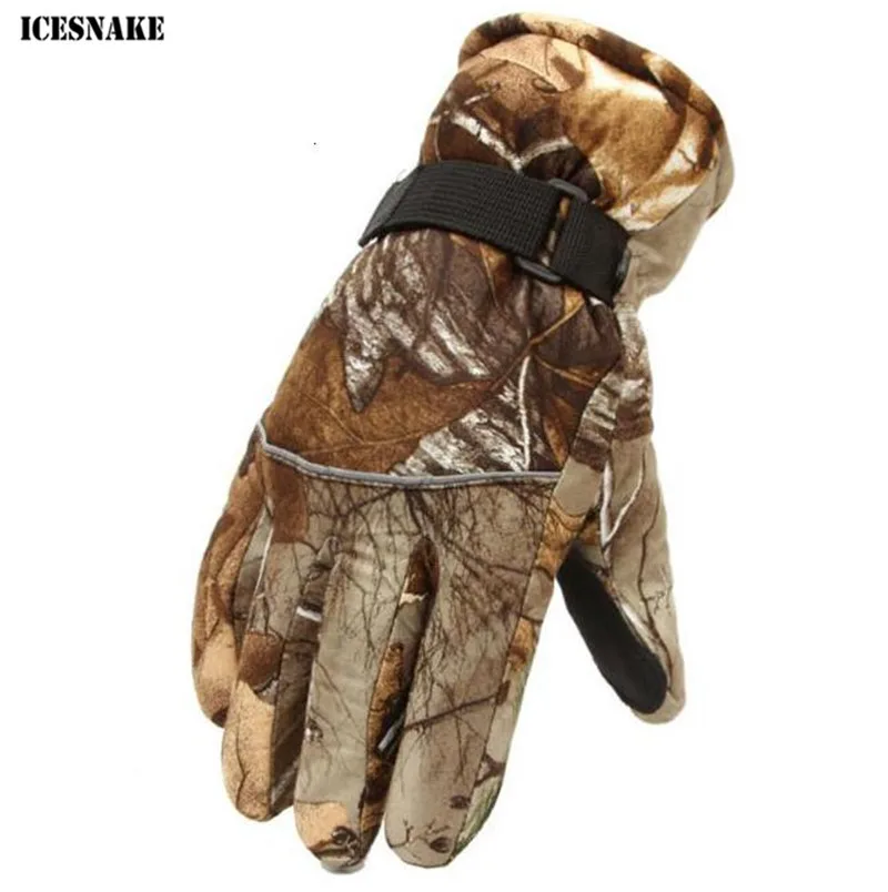 

ICESNAKE Waterproof Ski Gloves Men Women Warm Skiing Snowboard Gloves Motorcycle Riding Winter Outdoor Snow Gloves