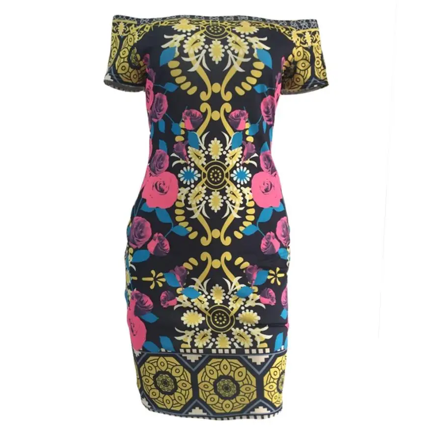 2019 африканская женская одежда Dashiki модное платье Succunct Африканский