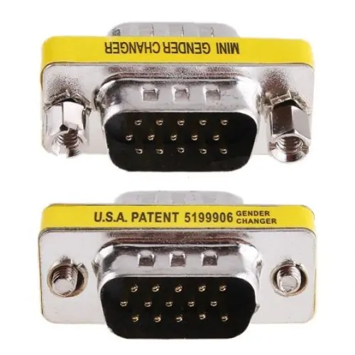 

GTFS-15-Pin HD15 VGA/SVGA M-M Mini Gender Changer