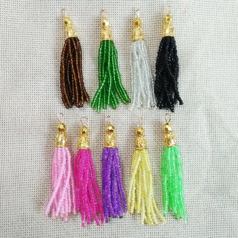 

Tassel charms findings necklace earrings spacer dangle cell case strap bag beauty key chain pendant suede fringe making beads