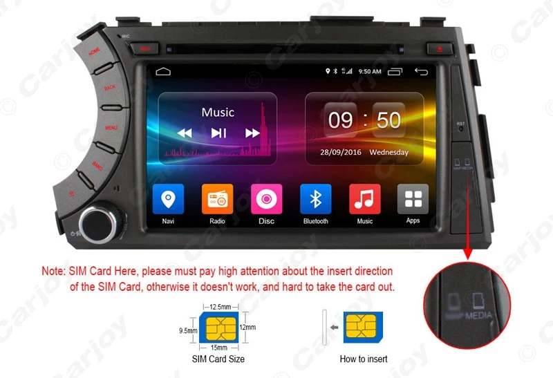Sale LEEWA 7" inch Android 6.0 (64bit)DDR3 2G/16G/4G LTE Quad Core Car DVD GPS Radio Head Unit For SsangYong Kyron Actyon  #CA4780 18