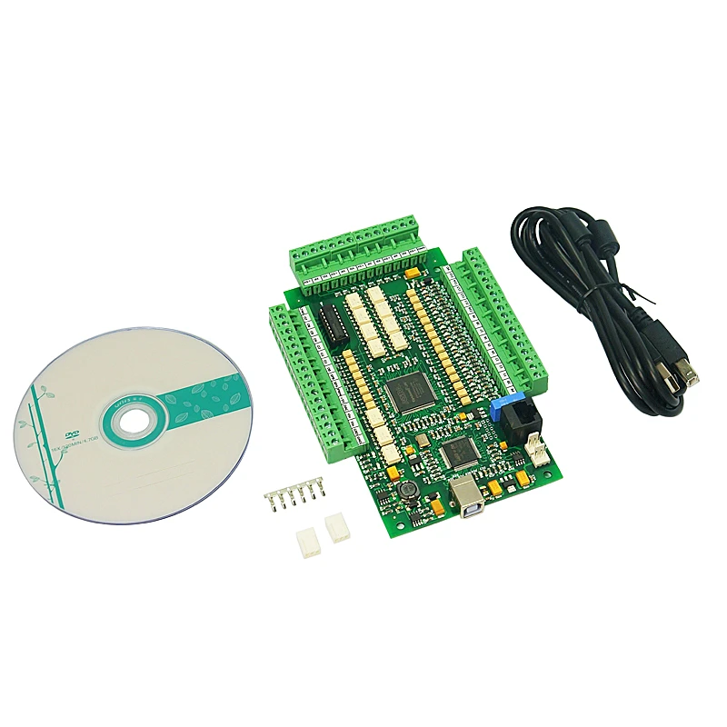Новый тип 200 кГц 3 оси 4 mach3 движения usb breakout cnc контроллер карты интерфейсная плата