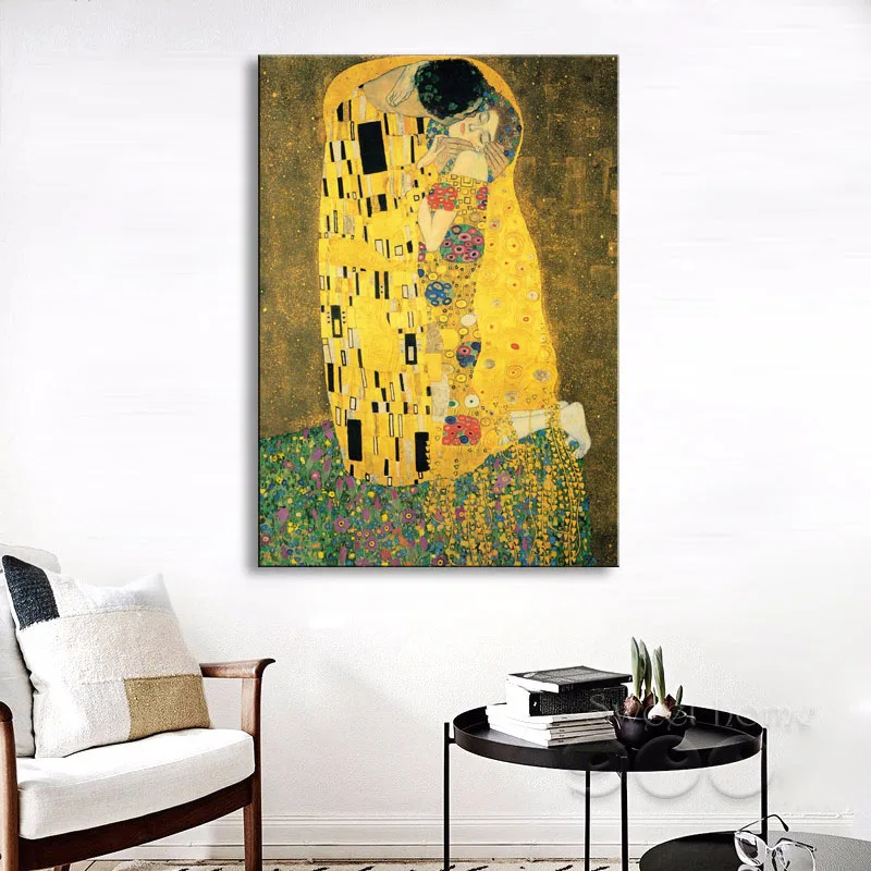 1pieces high-definition print Gustav Klim's mural canvas oil painting poster and wall art living room picture  GSTF-2 (1)