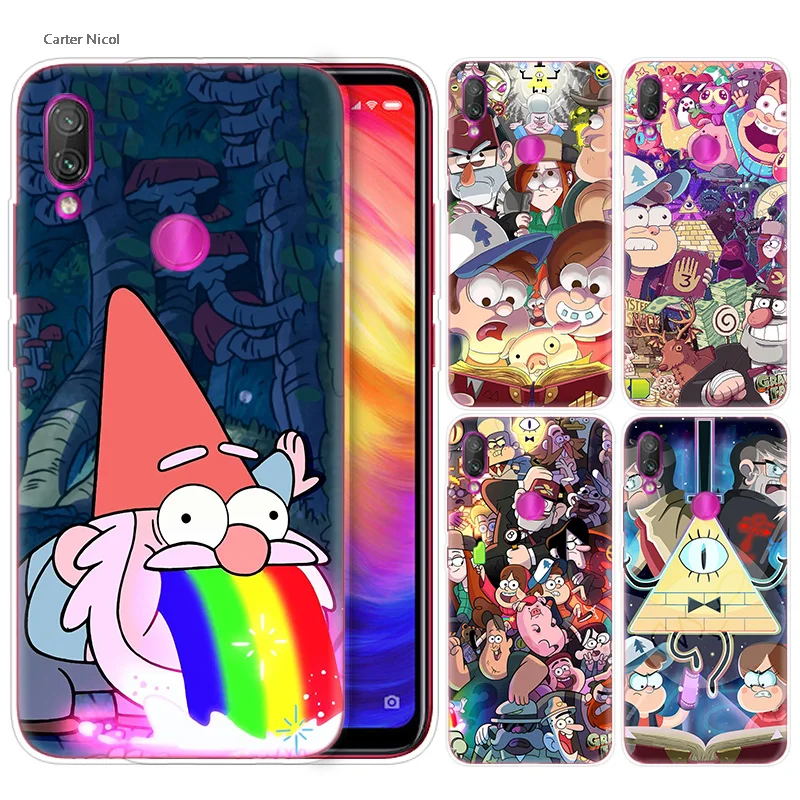 

Silicone Case for Xiaomi Redmi Note 7 6 5 Plus Mi A2 8 Lite Pro Prime Play Phone Cases Cover Gravity Falls