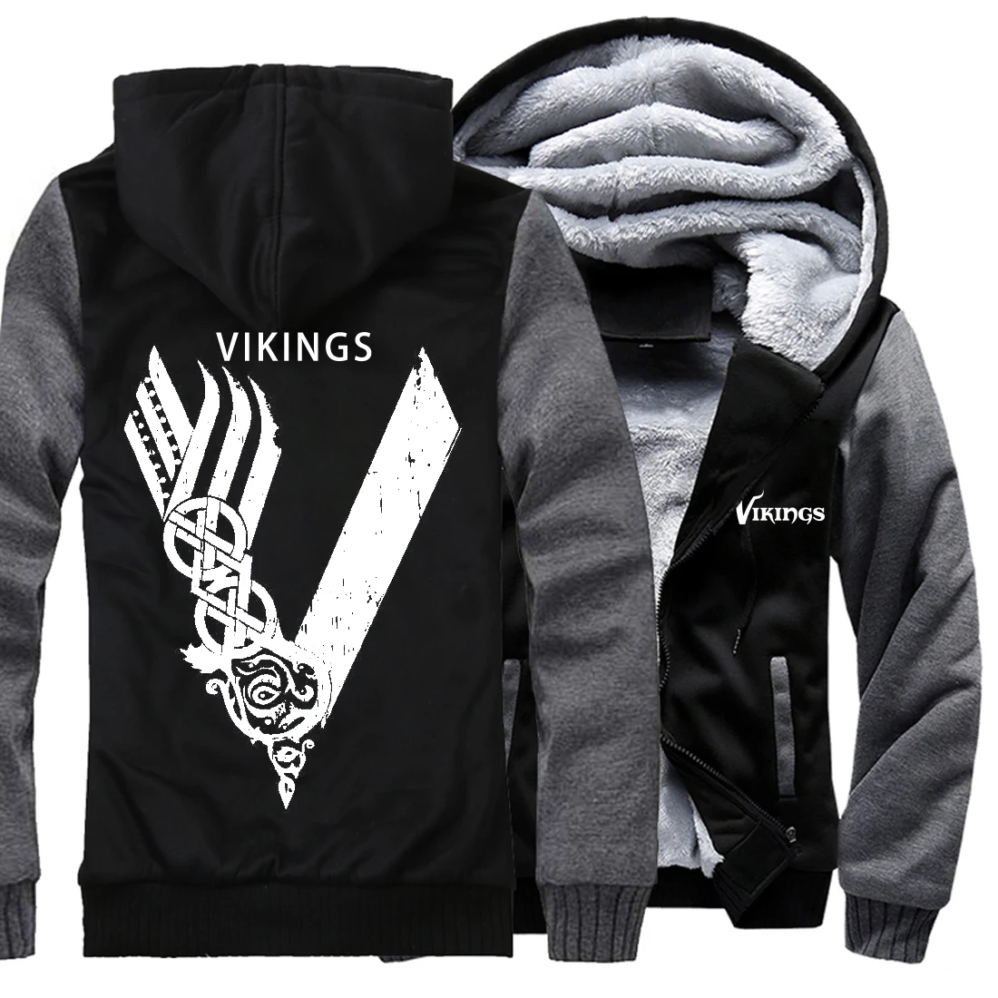 Odin Sudadera con capucha para chaquetas de hip abrigos, sudaderas divertidas de vikingos, de Odin, chándales de M 5XL grande, 2021|Sudaderas con capucha y - AliExpress