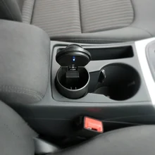 Автомобильный светодиодный синий свет пепельница автомобильный для сигарет Пепельница чашка модная автомобильная пепельница со светодиодной подсветкой портативные автомобильные аксессуары для интерьера Новинка