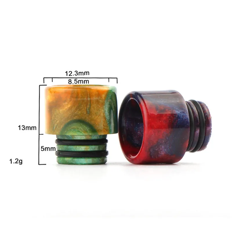 

Yunkang Vape Atomizer 510 Drip Tip Resin Mouthpiece for 510 drip atomizers such as tfv8 baby,cleito,melo 3/3 mini,atlantis