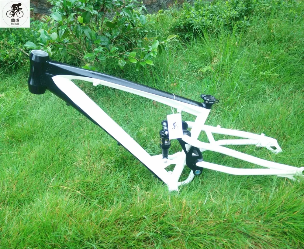 Discount Kaloss Bike snow  26*4.0 inch  Fat/Snow  bike frame  Full suspension  DIY colors   26*17 inch , alloy DH/AM  MTB  frame 1