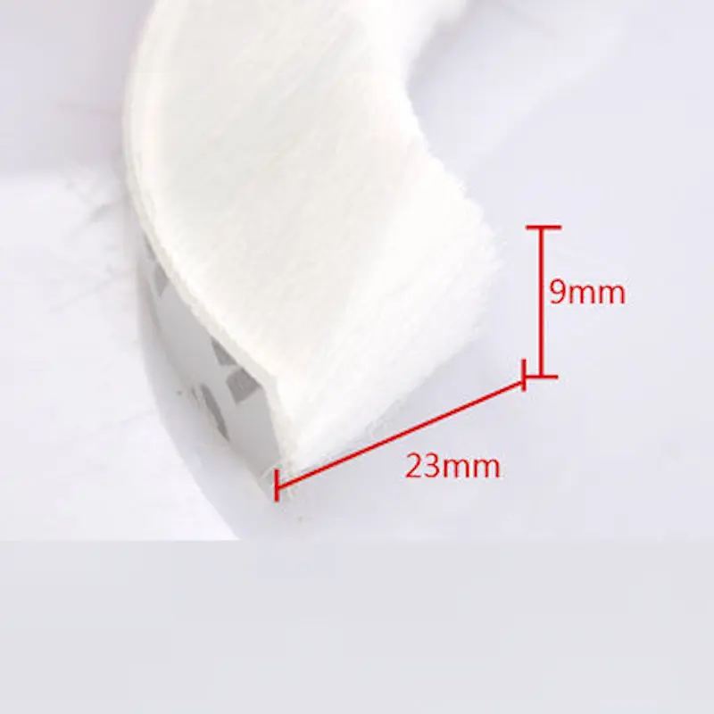 Self Adhesive Wool Pile Seals Weather Strip Sliding Door Window Brush