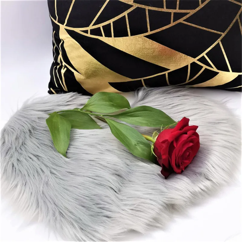 

Microfine Furry/Shaggy Carpet Faux Fur Rug For Home Living Room And Mat Children Sheepskin Rugs Area On The Floor Nordic Bedroom