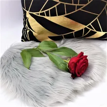 Microfine Furry / Shaggy Carpet Коврик из искусственного меха для дома Гостиная и коврик Дети Коврик