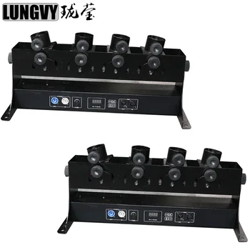 

Free Shipping 2pcs/lot 4 Shoot Confetti Machine Confetti Blower Stage Lighting Effect Machine Good Quality
