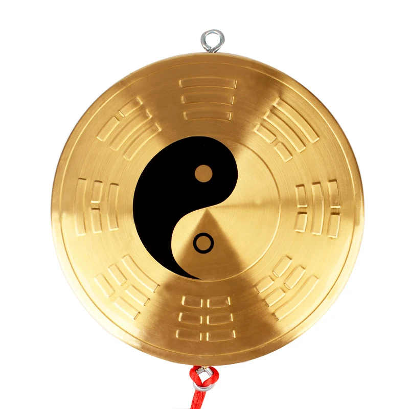 

Jiugong-Feng Shui Copper Pendant, tai chi, gossip Mirror, Yin and Yang Fish, convex Mirror, concave Ornaments, Home Crafts