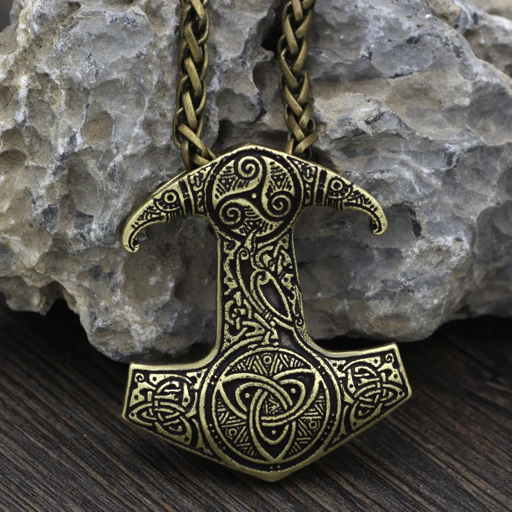 Youe Shoe Мужская обувь Viking Talisman Thor Hammer амулет в виде молота Odin Ворон символ узел