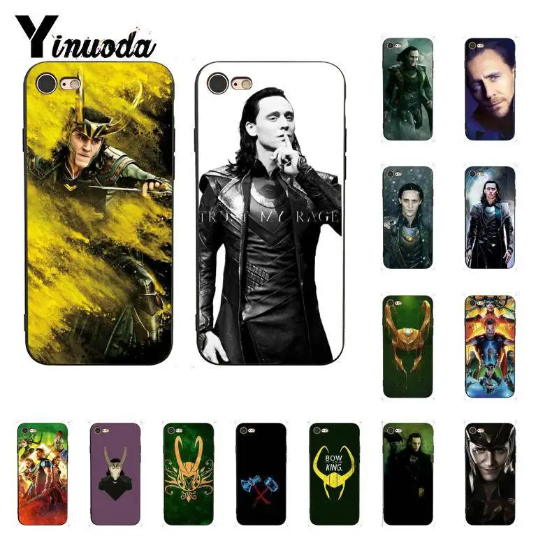 

Yinuoda Marvel Hero Loki Luxury Unique Design PhoneCase for iPhone X XS MAX 6 6S 7 7plus 8 8Plus 5 5S XR 11 11pro 11promax