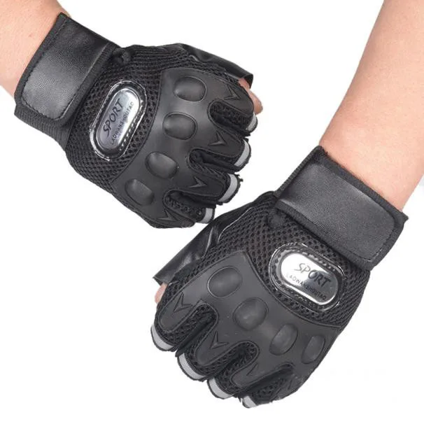 

Windproof Touch Half-finger Glove Mittens Fleece Outdoor Cycling Bike Motorcycle Protective Gloves #MZ