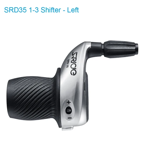 S-Ride MTB Bike 3x7 скоростей Twist Shifter левый и правый Twist Grip gear shifers, пригодный для Shimano SL-RS25 переключения пружины - Цвет: Silver 1-3 Shifter