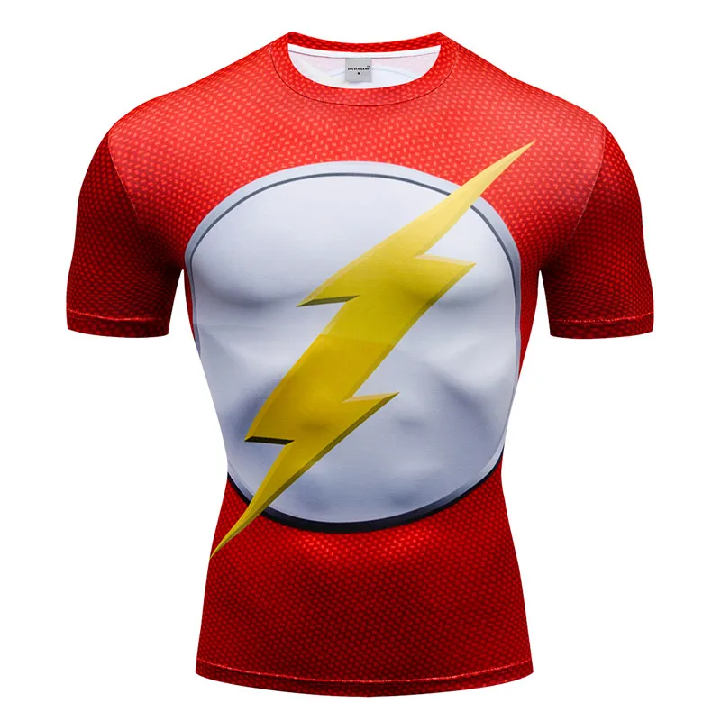 Супермен, Мужская 3D футболка, компрессионная рубашка, рукав Marvel, футболка, майка для бодибилдинга и фитнеса, мужская, брендовая, Homme, аниме, ZOOTOPBEAR - Цвет: AF1641D
