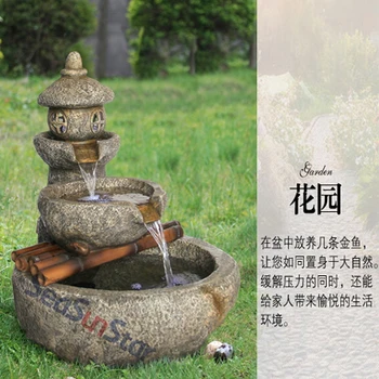 

Creative water fountain landscape decoration simple European style works of art and decor Home Furnishing home garden courtyard
