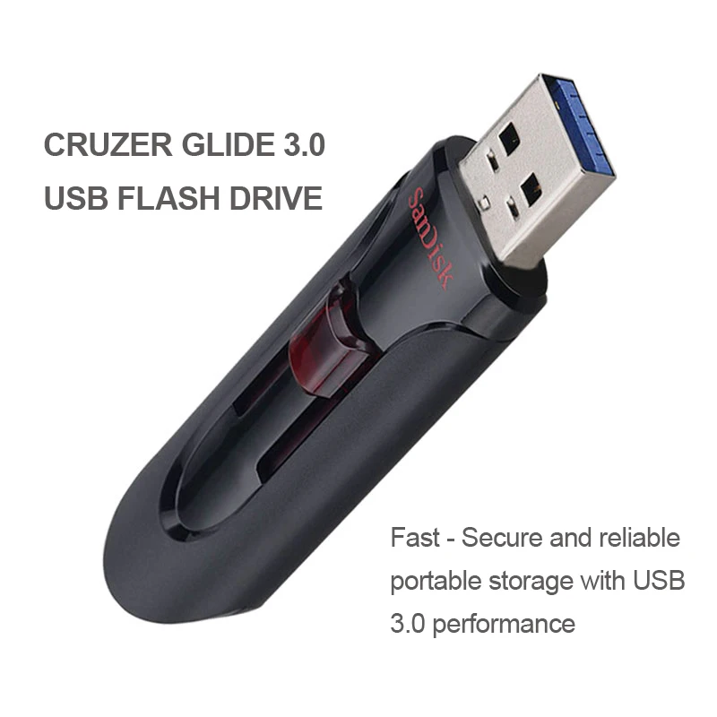 Флеш-накопитель SanDisk USB 3,0 флэш-диск 16 ГБ 32 ГБ 64 Гб 128 ГБ 256 ГБ высокоскоростная карта памяти флеш-накопитель USB 3,0 CZ600 U диск для ПК