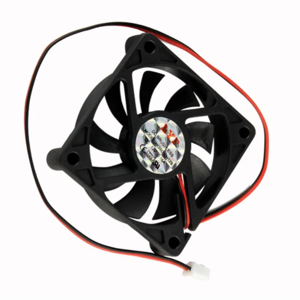 

YCDC Cheap! DC12V CPU PC Fan Cooler Heatsink Exhaust Computer CPU Cooling Heat Sink Cooler Case Fan 2 pin 60 x 60 x 12mm Black