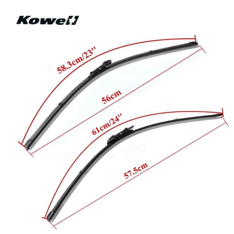 23"+24" Front Windshield Wiper Blades for BMW 5 Series E60 E61 03 10 6