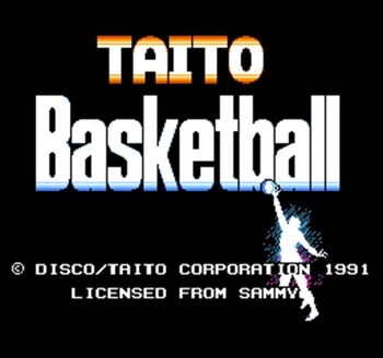 

Taito Basketball Region Free 60 Pin 8Bit Game Card For Subor Game Players