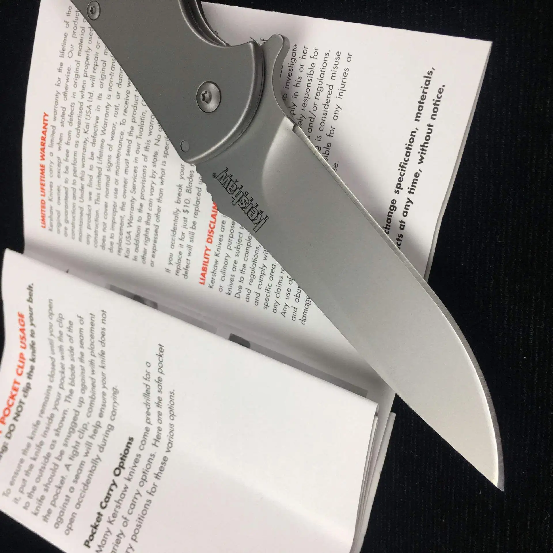 Последний карманный нож DX-Grady Fung производство OEM Kershaw SPEEDSAFE VOLT SS 3655 8Cr17MOV лезвие складной нож