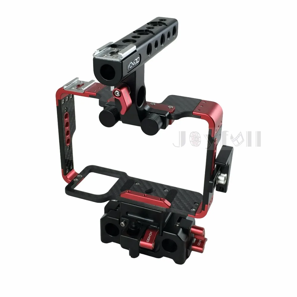 

New Hontoo Rig For Sony A7 A7S A7S2 A7R2 Camera Carbon fiber cage Baseplate A7 rig