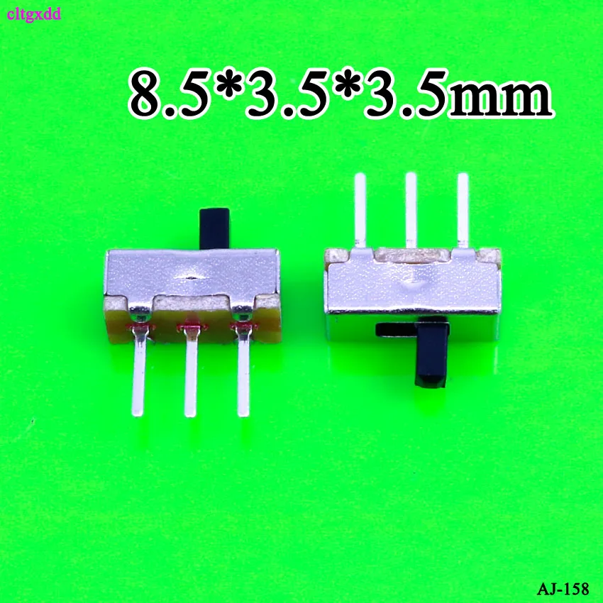 Cltgxdd 20 шт. SS12D00G5 тумблер 2 положения SPDT 1P2T 3 Pin прерыватель ВКЛ ВЫКЛ PCB панель Мини