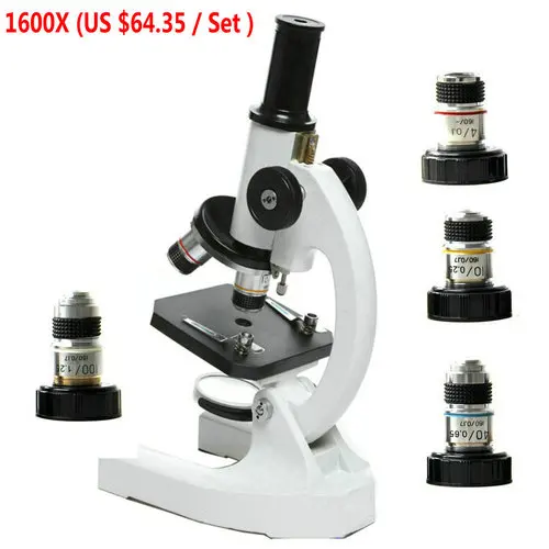 

Professional Biological Microscope 1600X-2500X Students Entry level Biology Educational Monocular Microscope