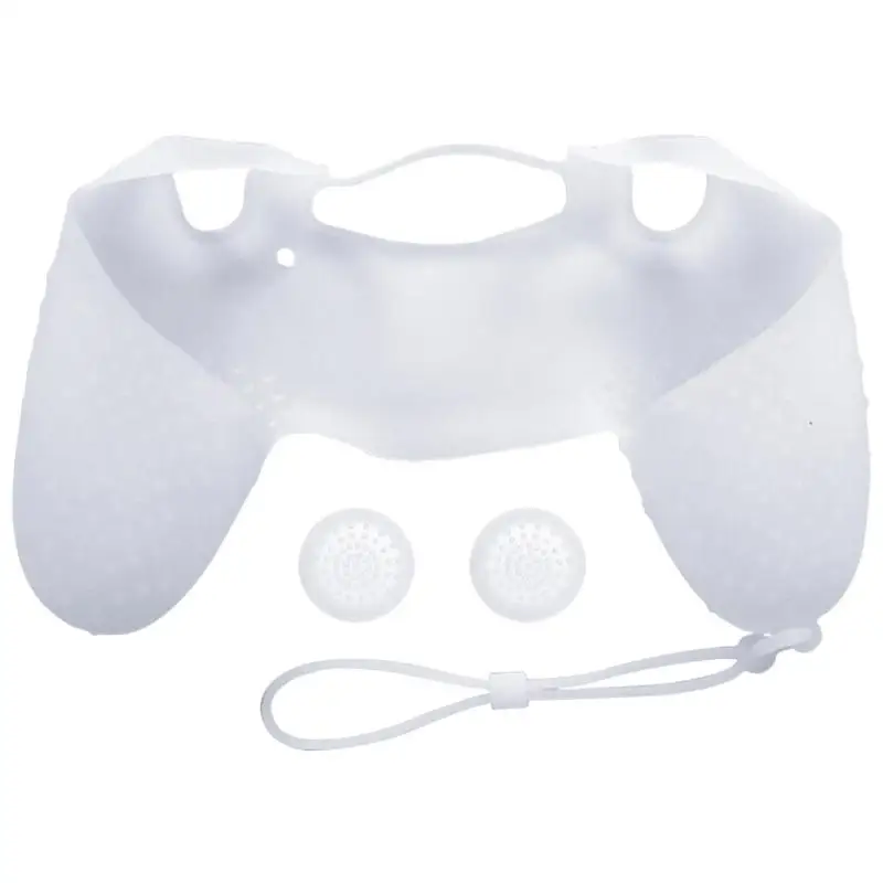 Мягкий силиконовый защитный кожного покрова геймпад игра Футляр обложка + 2 Джойстик Thump сцепление крышки для Playstation 4 PS4 контроллер