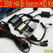 1 комплект AC 12 V 35 w H4 би ксенона высоких и низких Ксеноновые комплект 6000 K 8000 K 3000 K 4300 K 10000 K фар автомобиля