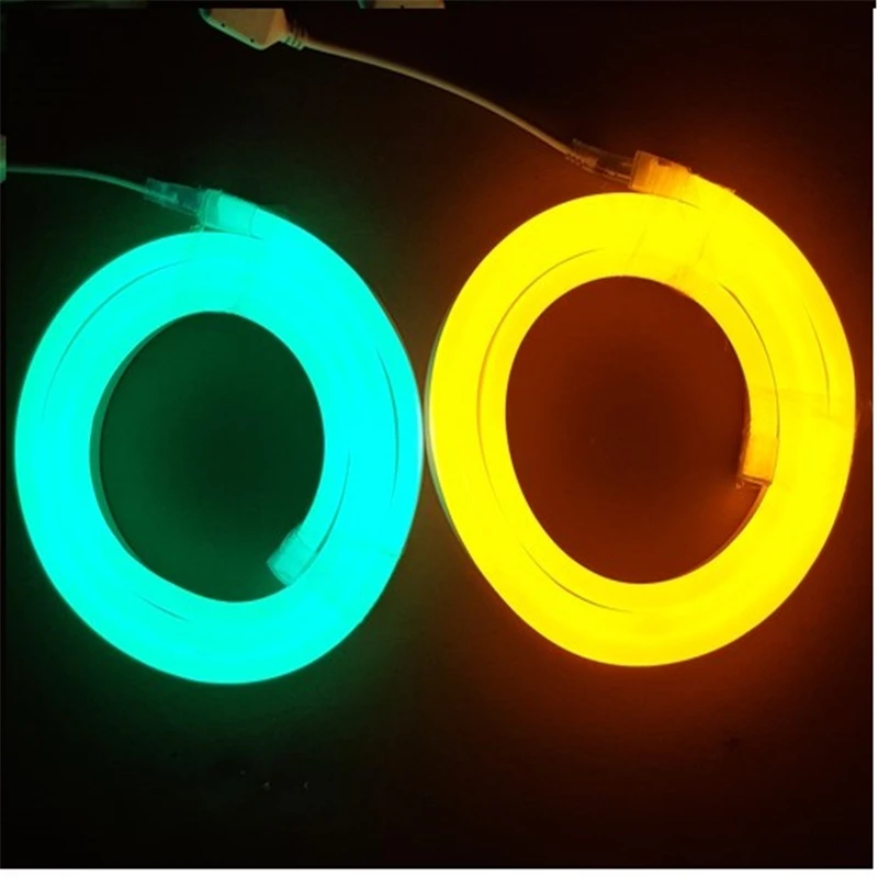 1 10 м светодио дный neon flex трубки 12VDC 5 см с вывески 2835 120 в meterMini неоновой для логотип