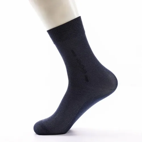 Мужские деловые носки летние бархатные носки с жемчужинами мужские мерсеризованные классические мужские модные носки 10 пар/лот = 20 штук - Цвет: Dark grayA