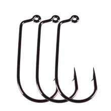 50 шт кривошипный крючок рыболовный крючок 4/4. 5/5 см с высоким содержанием углерода Сталь набор в Fly крючки удлиненное Крючки рыболовные снасти