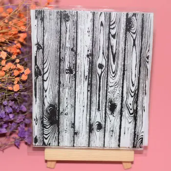 

New Wood Floor Stamp Dies Clear Rubber Stamp DIY Craft Stamp forDecorative Photo Album Scrapbook Card Making Hot sale Stmps
