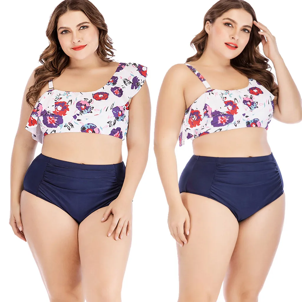 

Women's Swimming Suit Sexy Bikini 2019 Swimsuit Women Plus Size Summer Print Swimwear Beachwear Siamese Swimsuit Bikini Set