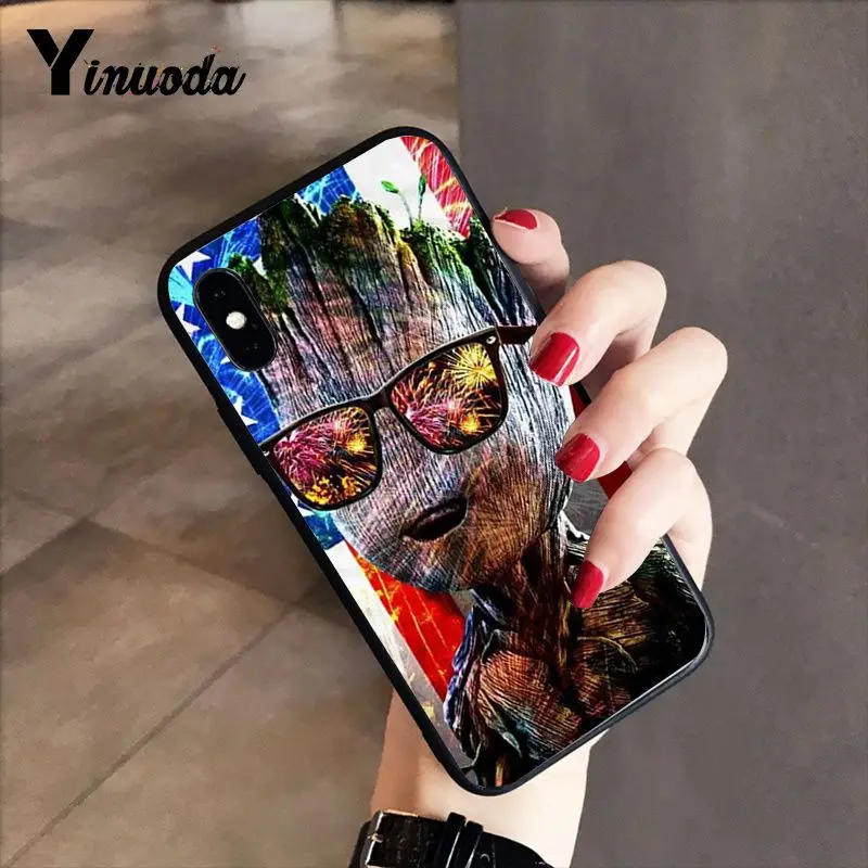 Yinuoda стражи для Galaxy Marvel DIY роскошные защитный корпус телефона iPhone 8 7 6 6 S 6 Plus X XS MAX 5 5S SE XR 10