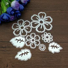 Stencil Scrapbooking Cutting-Dies Card-Paper Embossing-Craft Flower-Spring Leaf Photo-Album