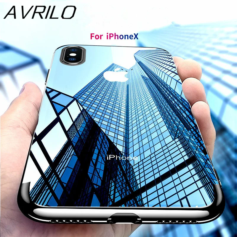 

Luxury silicone transparent soft cases For iphone X 6 6s 7 8 Ultra Thin TPU plating case For iphone 6 7 8 PLus protect shell