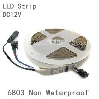 

6803 IC 5050 RGB LED Strip Chasing Lights 5m 12V IP30 NO Waterproof Flexible RGB Strips 30LED/m