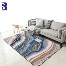 SunnyRain 1-piece Marblin Шаблон площадь коврик для спальни ковры камень узор кухонные ковры моющиеся