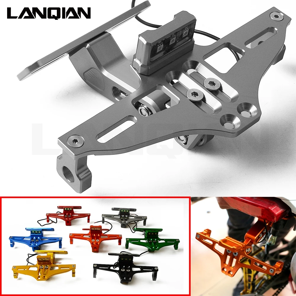 

CNC Aluminum Motorcycle License Plate Bracket Holder For Suzuki 2006-2010 GSXR GSX-R 600 750 1000 K1 K2 K3 K4 K5 K6 K7 K8 K9